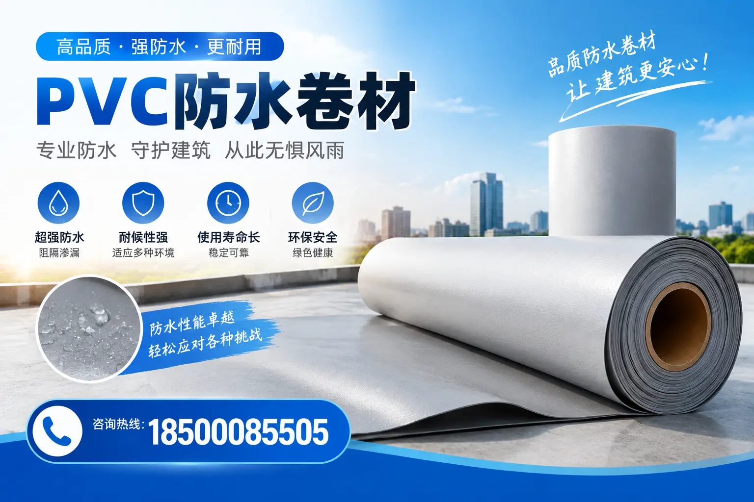 如何选择高质量的PVC防水卷材?大同消费者必看指南